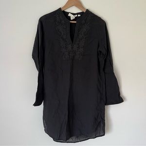 H&M black beach cover up